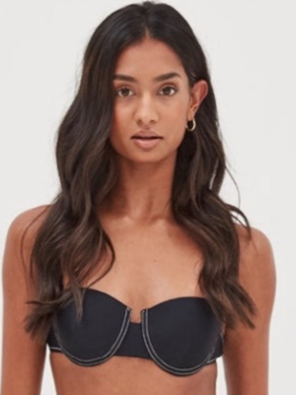 4th & Reckless Erica Black Bikini Top Size Extra Small - NEW